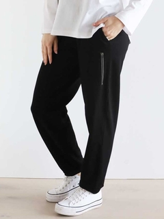 White on Black Sweat Pant-style-MCRAES