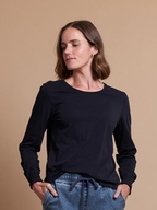 Esplanade Shirred Cuff Top