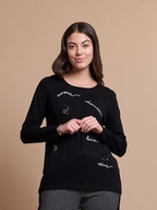 Oh Three Embroidered Combo Sweater