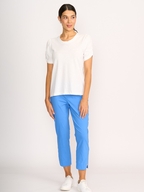 Esplanade Wide Neck Elbow Sleeve Tee