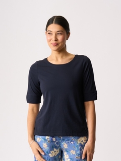 Esplanade Wide Neck Elbow Sleeve Tee-style-MCRAES