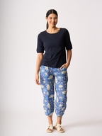 Esplanade Wide Neck Elbow Sleeve Tee