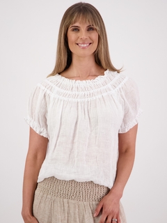 Briarwood Polly Linen Top-style-MCRAES