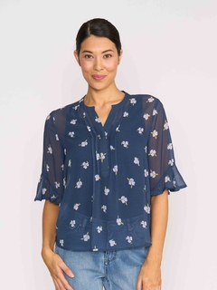 Memo Chiffon Romantic Sleeve Shirt-style-MCRAES