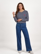 Vassalli Wide Leg Full Length Jean 