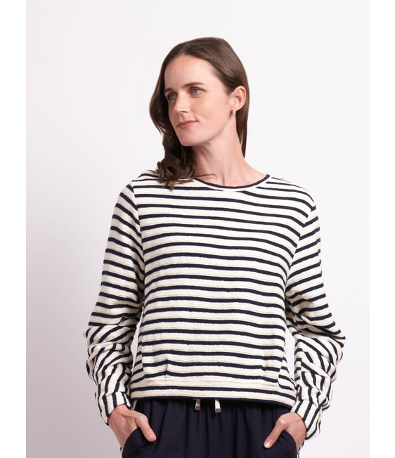 Foil Pleat Detail Top