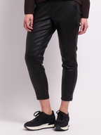 Foil Panel Lines Coated Pants