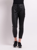 Foil Panel Lines Coated Pants