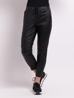 Foil Panel Lines Coated Pants