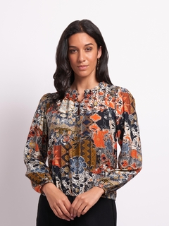 Preen Shoulder Detail Blouse-style-MCRAES