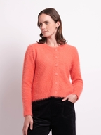 Foil Fluffy Cardigan