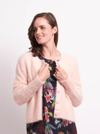 Foil Fluffy Cardigan