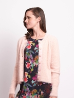 Foil Fluffy Cardigan