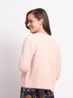 Foil Fluffy Cardigan