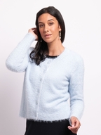 Foil Fluffy Cardigan