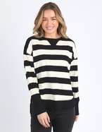 Foxwood Striped Deliliah Crew