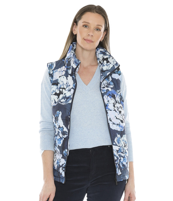 JUMP Blue Bloom Puffer Vest
