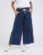 Elm Greta Wide Leg Pant with Side Tape