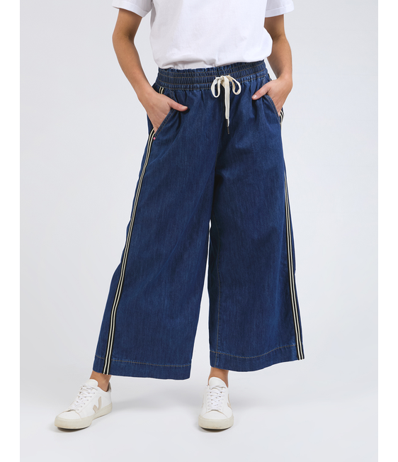 Elm Greta Wide Leg Pant with Side Tape