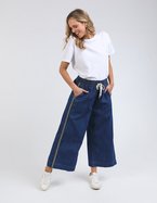 Elm Greta Wide Leg Pant with Side Tape