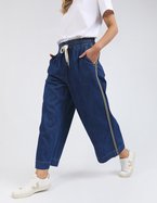 Elm Greta Wide Leg Pant with Side Tape