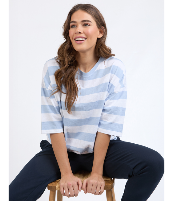 ELM Mazie Block Stripe Sweat