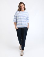 ELM Mazie Block Stripe Sweat