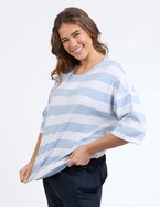 ELM Mazie Block Stripe Sweat