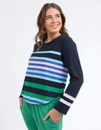 ELM Medly Stripe Long Sleeve Tee