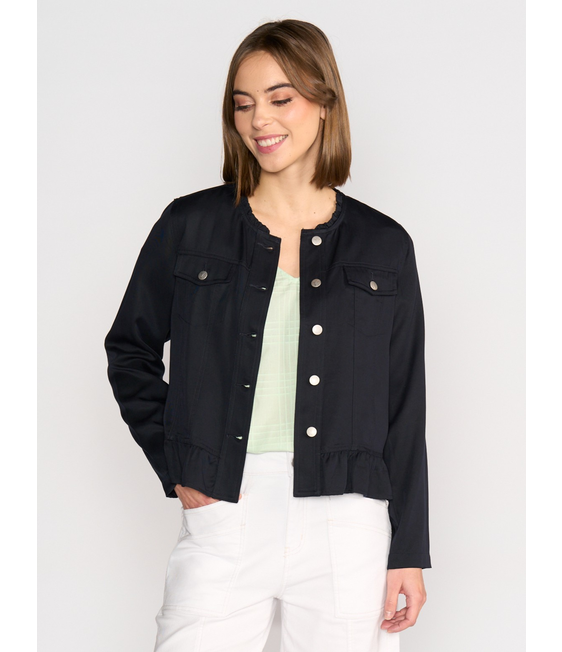 Vassalli Jacket with Frill Hem