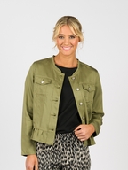 Vassalli Jacket with Frill Hem