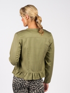 Vassalli Jacket with Frill Hem
