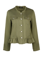 Vassalli Jacket with Frill Hem