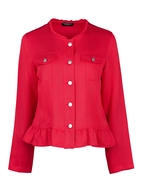 Vassalli Jacket with Frill Hem