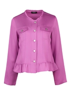 Vassalli Jacket with Frill Hem
