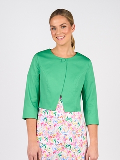 Vassalli 3/4 Sleve Cropped Jacket-style-MCRAES
