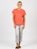 Vassalli Drop Sleeve Top with Stepped Hem