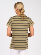 Vassalli Drop Sleeve Top with Stepped Hem 