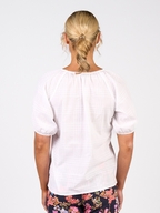 Vassalli V Neck Top with Floaty Sleeve