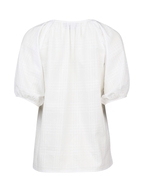 Vassalli V Neck Top with Floaty Sleeve