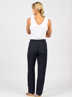 Vassalli Slim Leg Ankle Grazer Pant with Elastic
