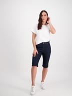 Vassalli Slim Leg Contrast Stitch Denim Short