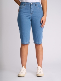 Vassalli Alfa Short-  Slim Leg Contrast Stitch Denim Short-style-MCRAES