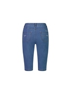 Vassalli Slim Leg Contrast Stitch Denim Short