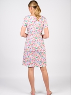 Vassalli Fitted Dress with Short Sleeves