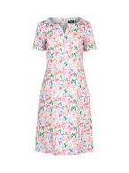 Vassalli Fitted Dress with Short Sleeves