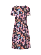 Vassalli Fitted Dress with Short Sleeves