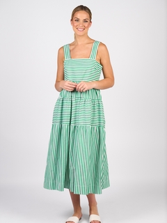 Vassalli Sleeveless Tiered Dress -style-MCRAES