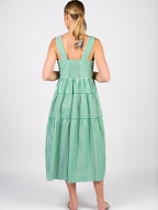 Vassalli Sleeveless Tiered Dress 