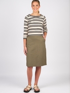 Vassalli Flat Front Pull On Skirt